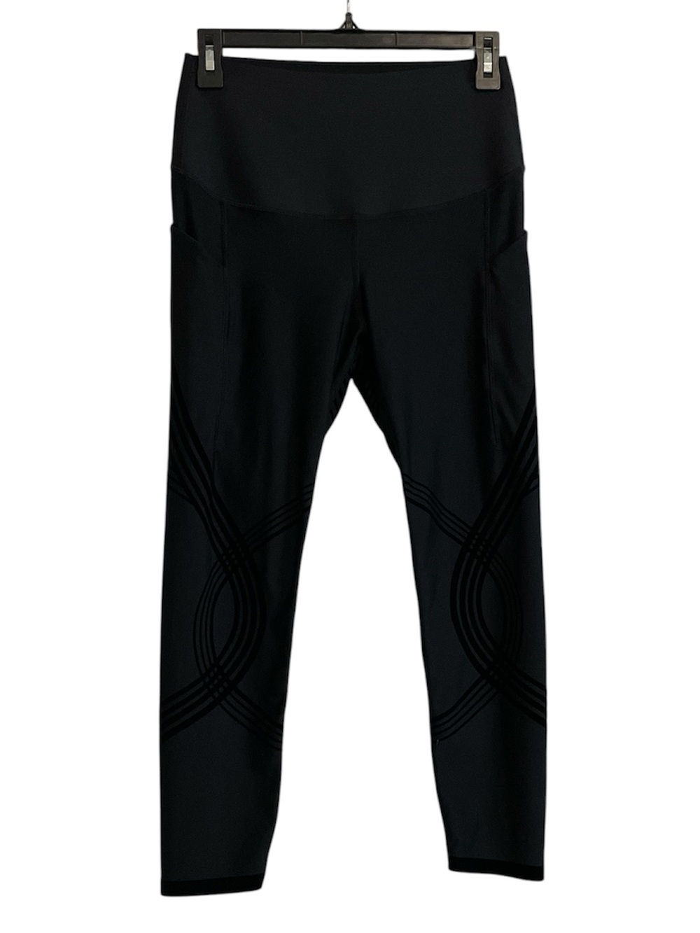 Fanka Body Sculpt Side Pocket 7/8 Leggings Black Fits Women’s Size Medium - Picture 4 of 5